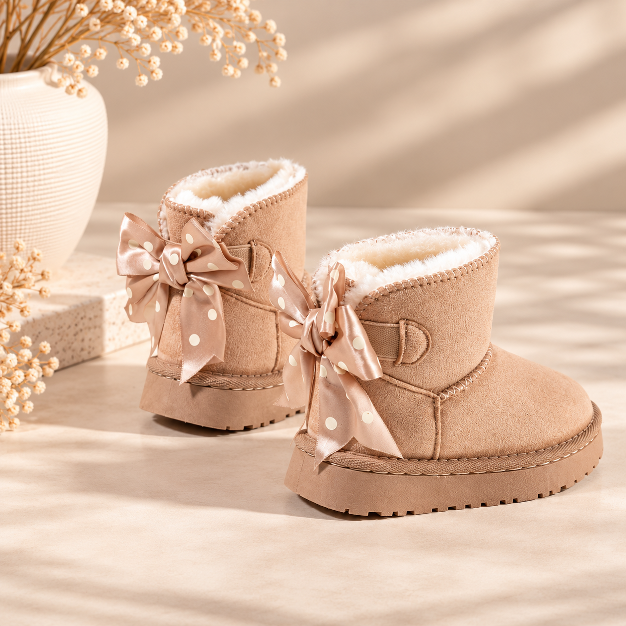 Soft Boots Strik - Beige (mini)