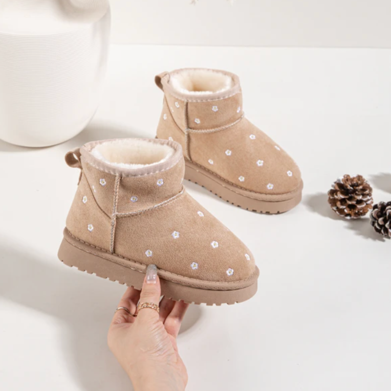 Daisy Boots Hoog - Beige (mini)