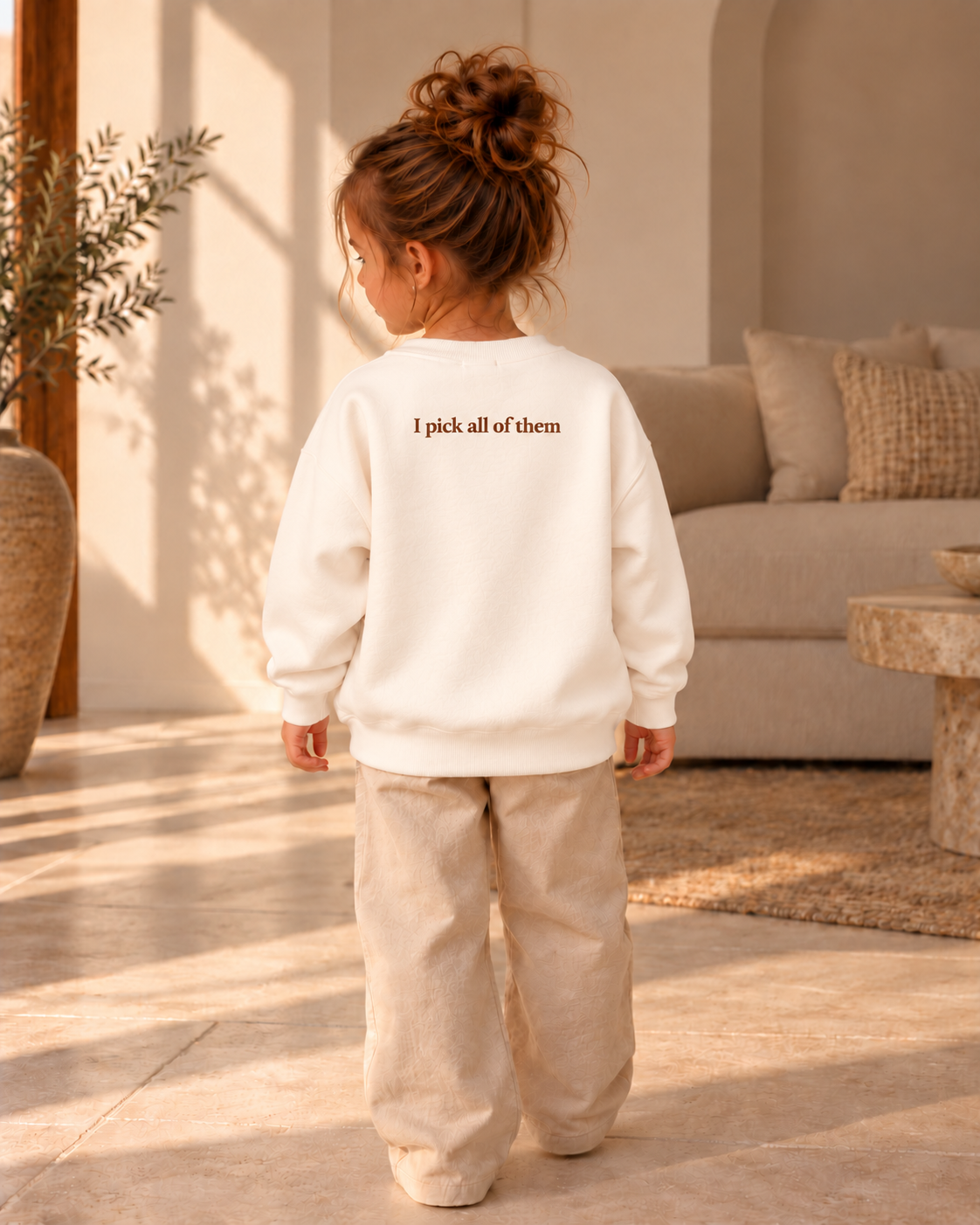 Trui I pick all of them - Ivory (mini)