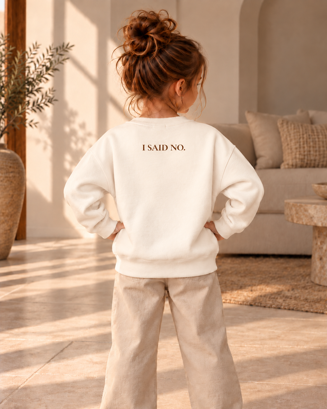 Trui I said no - Ivory (mini)