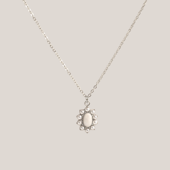 Ketting Maansteen Zilver - La Loua-Mae