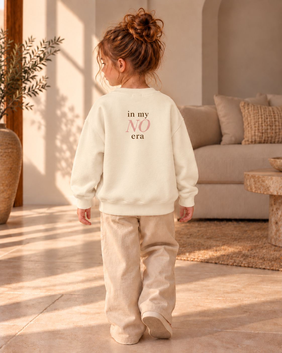 Trui In my NO era - Ivory (mini)