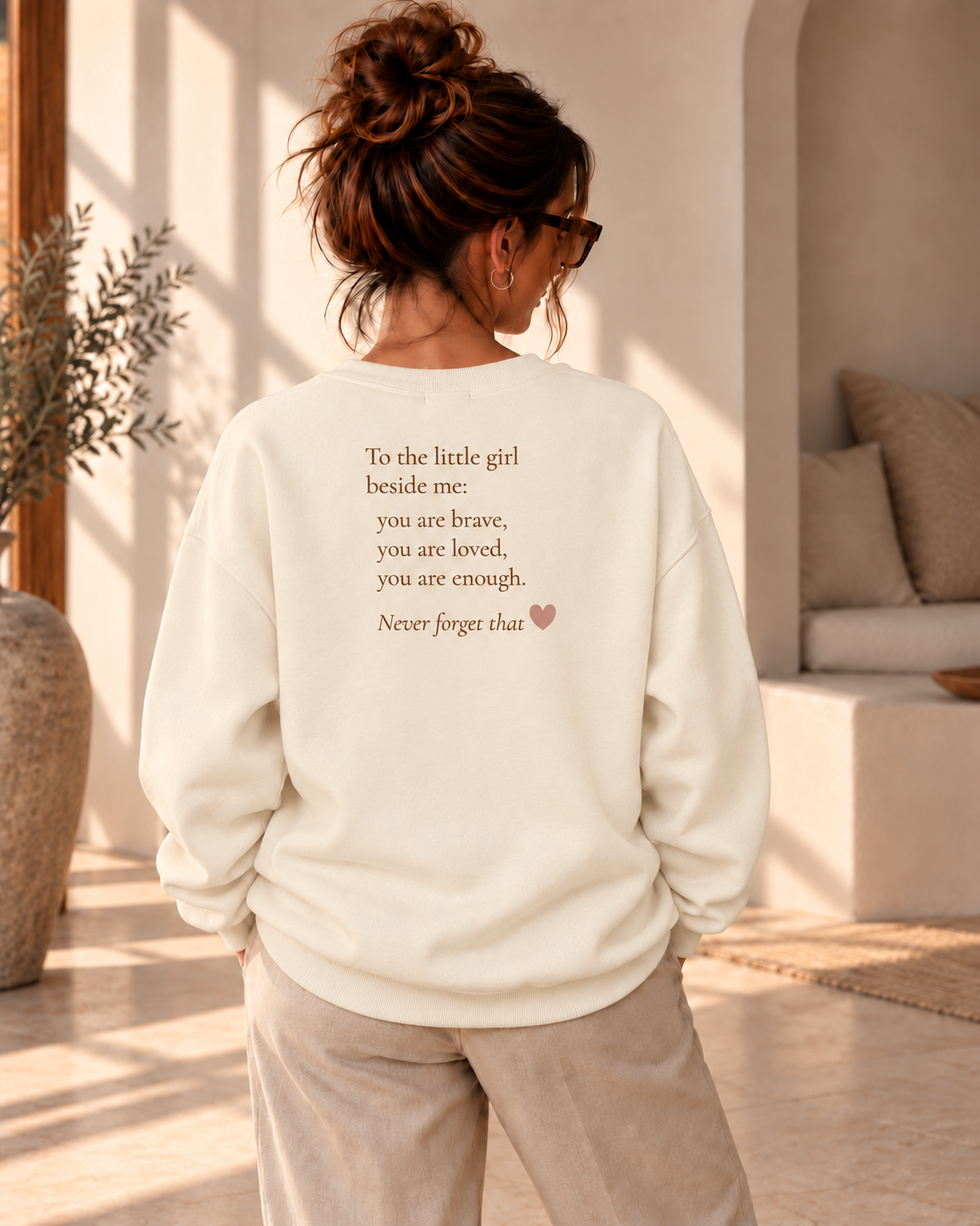Trui To the little girl - Ivory (mama)